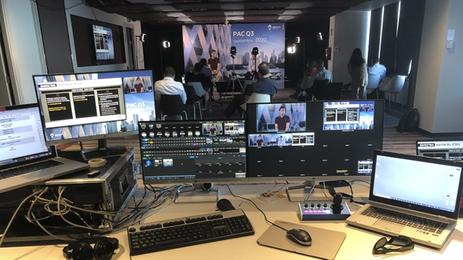 controles producción TV