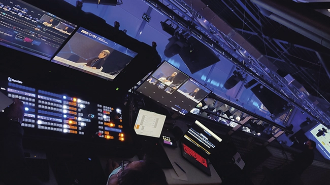 controles producción TV