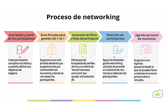 gráficos proceso networking