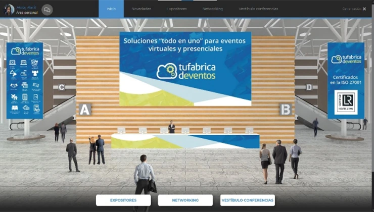 entrada a plató TV